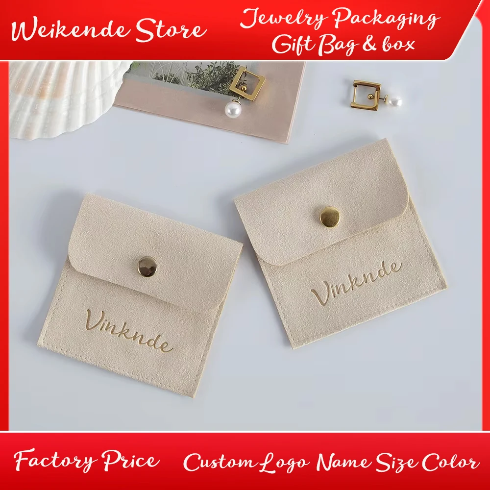 100Pcs Microfiber Jewelry Pouch Custom Logo Velvet Jewelry Storage Bags with Snap Button Wedding Gift Bag for Earrings Bracelets
100Pcs Microfiber Jewelry Pouch Custom Logo Velvet Jewelry Storage Bags with Snap Button Wedding Gift Bag for Earrings Bracelets