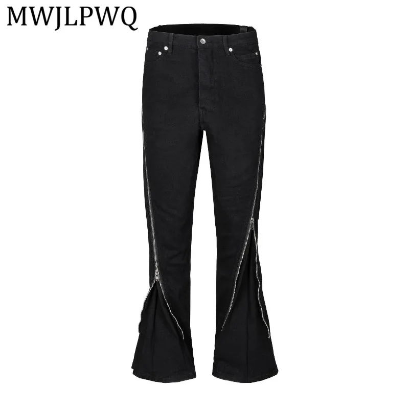 MWJLPWQ Ro-Style Spiral Track Twisted Large Zipper Flared Stacked Jeans Men's Street Casual Slimming Straight-Leg Trousers 16528
MWJLPWQ Ro-Style Spiral Track Twisted Large Zipper Flared Stacked Jeans Men's Street Casual Slimming Straight-Leg Trousers 16528