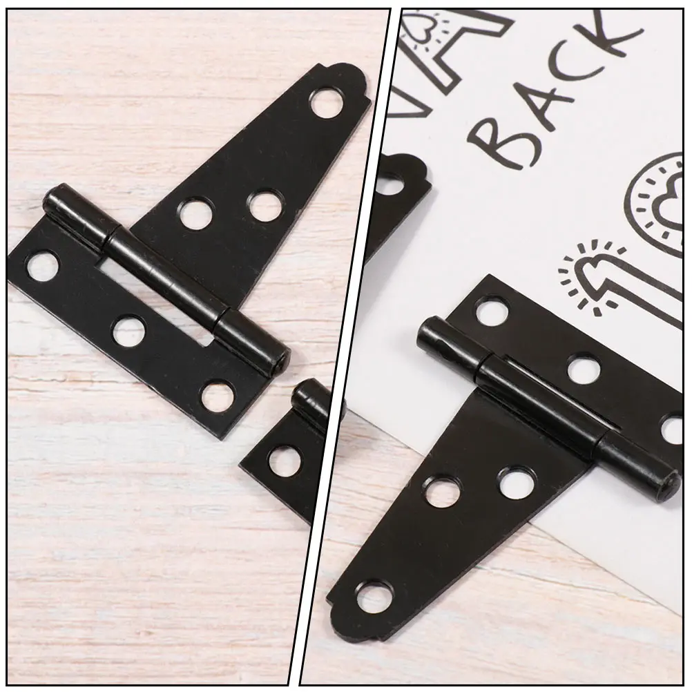 6pcs T-shaped Hinges Heavy Duty Iron Gate Hinges for Cabinet Door Barn Decorative Furniture Easy Install
6pcs T-shaped Hinges Heavy Duty Iron Gate Hinges for Cabinet Door Barn Decorative Furniture Easy Install