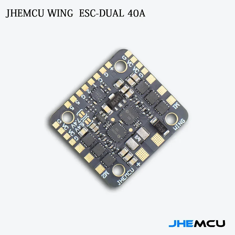 JHEMCU WING ESC-DUAL 40A BLHELI_S 2in1 40A ESC Built-in 5V BEC Current Meter 20X20mm 2-6S LiPo for RC Twin Engine Airplane
JHEMCU WING ESC-DUAL 40A BLHELI_S 2in1 40A ESC Built-in 5V BEC Current Meter 20X20mm 2-6S LiPo for RC Twin Engine Airplane