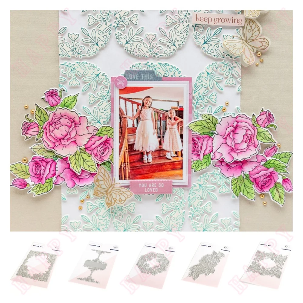 Floral and Octagon Frame Round Frame Hot Foil Metal Cutting Dies for Layering DIY Scrapbooking Album Make Embossing Paper Card
Floral and Octagon Frame Round Frame Hot Foil Metal Cutting Dies for Layering DIY Scrapbooking Album Make Embossing Paper Card