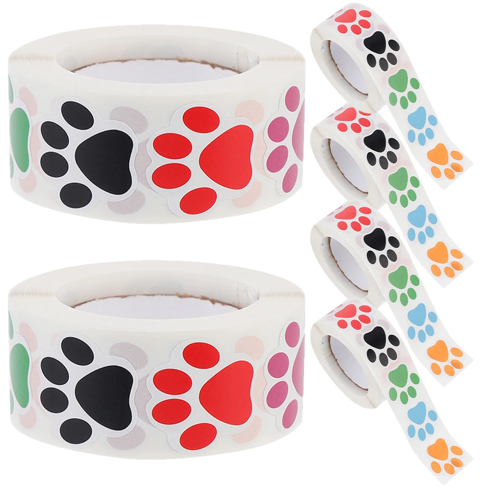 6 Rolls Pet Dog Paw Stickers for Scrapbooking Tape Journaling Diy Cute Footprint Child 
6 Rolls Pet Dog Paw Stickers for Scrapbooking Tape Journaling Diy Cute Footprint Child