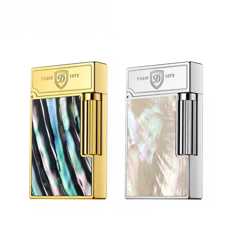 L1/L2 D Brand Refillable Butane Lighter Collection, abalone shell inlay Luxury Loud Ping Butane Lighter
L1/L2 D Brand Refillable Butane Lighter Collection, abalone shell inlay Luxury Loud Ping Butane Lighter