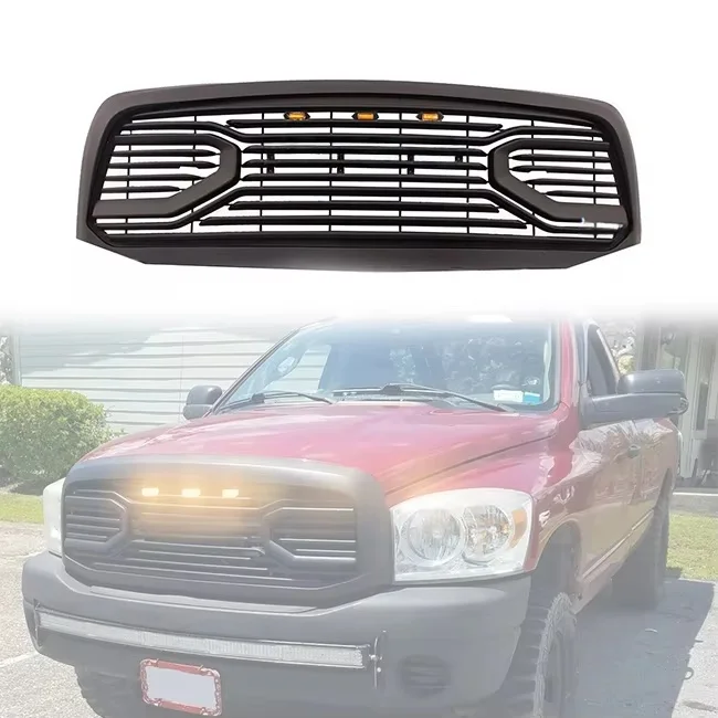 LUMA Accessories Truck Parts Black ABS Plastic Car Bumper Chrome Grill Replacement Fit For 2006-2008 Dodge Ram 1500
LUMA Accessories Truck Parts Black ABS Plastic Car Bumper Chrome Grill Replacement Fit For 2006-2008 Dodge Ram 1500