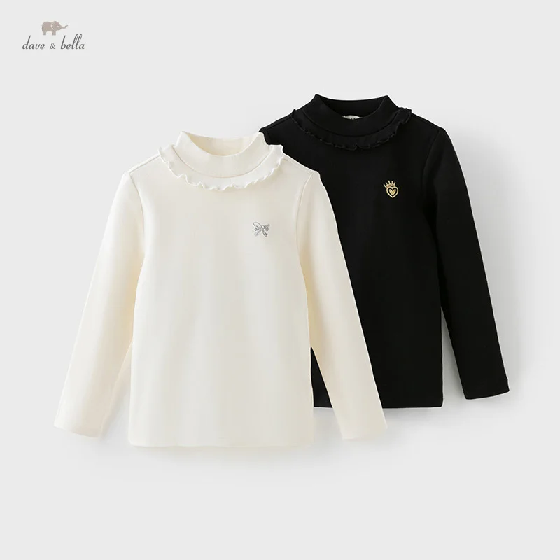Dave Bella Children Bottoming T-shirts Autumn Winter Girls Cotton Pullover Long Sleeves Half High Collar Kids Clothing DK4241543
Dave Bella Children Bottoming T-shirts Autumn Winter Girls Cotton Pullover Long Sleeves Half High Collar Kids Clothing DK4241543