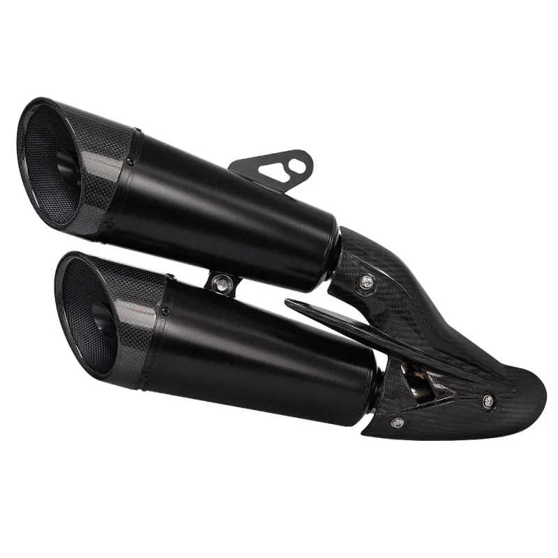 Dual Exhaust Muffler Stainless Steel Tailpipe for Kawasaki Ninja ZX4R ZX4RR Noise Reduction Performance Upgrade
Dual Exhaust Muffler Stainless Steel Tailpipe for Kawasaki Ninja ZX4R ZX4RR Noise Reduction Performance Upgrade