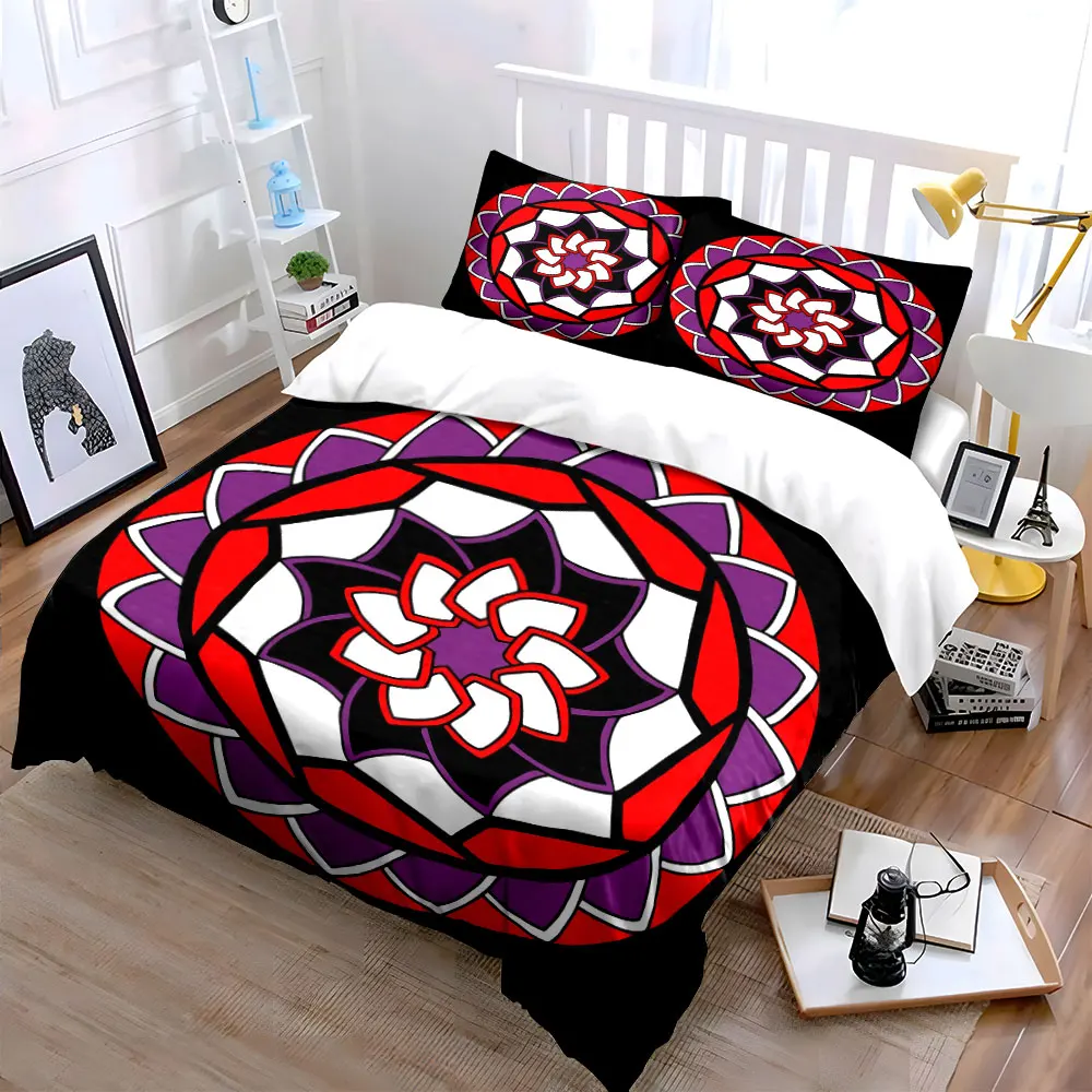 "Mandala Pattern Decorative Set" Soft Skin-Friendly Bedding Set Includes 1 Duvet Cover And 2 Pillowcase, Gift
"Mandala Pattern Decorative Set" Soft Skin-Friendly Bedding Set Includes 1 Duvet Cover And 2 Pillowcase, Gift