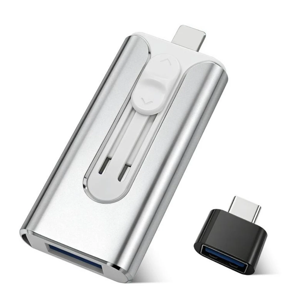 Ultra-Fast USB 3.0 Flash Drive for iPhone & Type-C & Android & PC, Thumb Drive Memory Stick for Photo & Video & File Backup
Ultra-Fast USB 3.0 Flash Drive for iPhone & Type-C & Android & PC, Thumb Drive Memory Stick for Photo & Video & File Backup