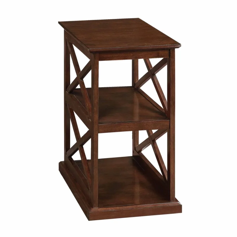 Coventry Chairside End Table with Shelves Espresso
Coventry Chairside End Table with Shelves Espresso
