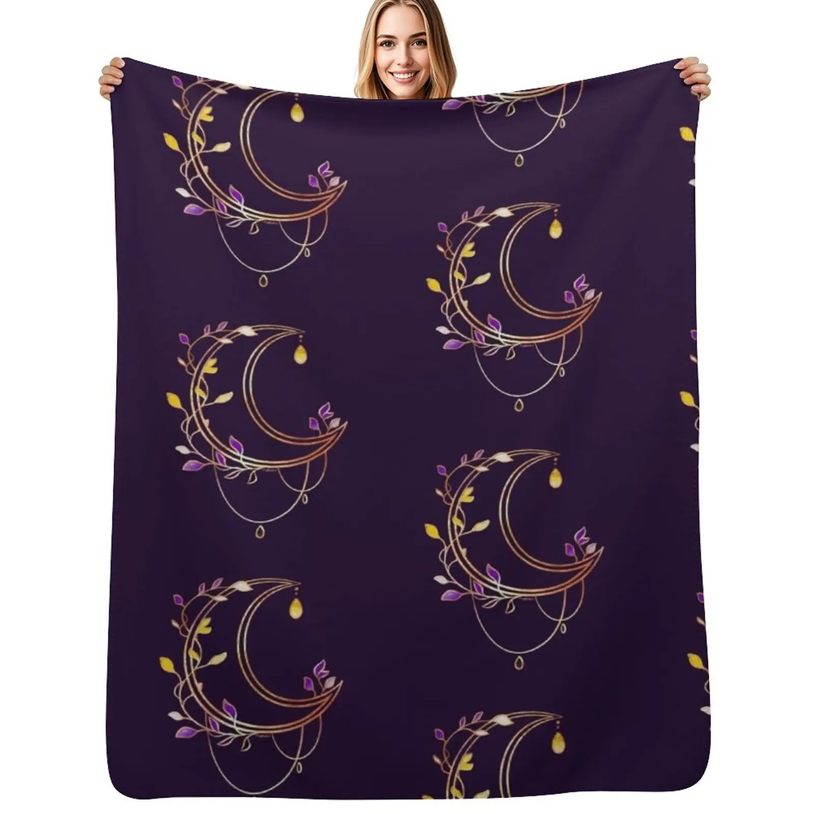 Subtle Pride Moon - Non-Binary Throw Blanket Warm Throw Blanket Gift for Anniversary
Subtle Pride Moon - Non-Binary Throw Blanket Warm Throw Blanket Gift for Anniversary