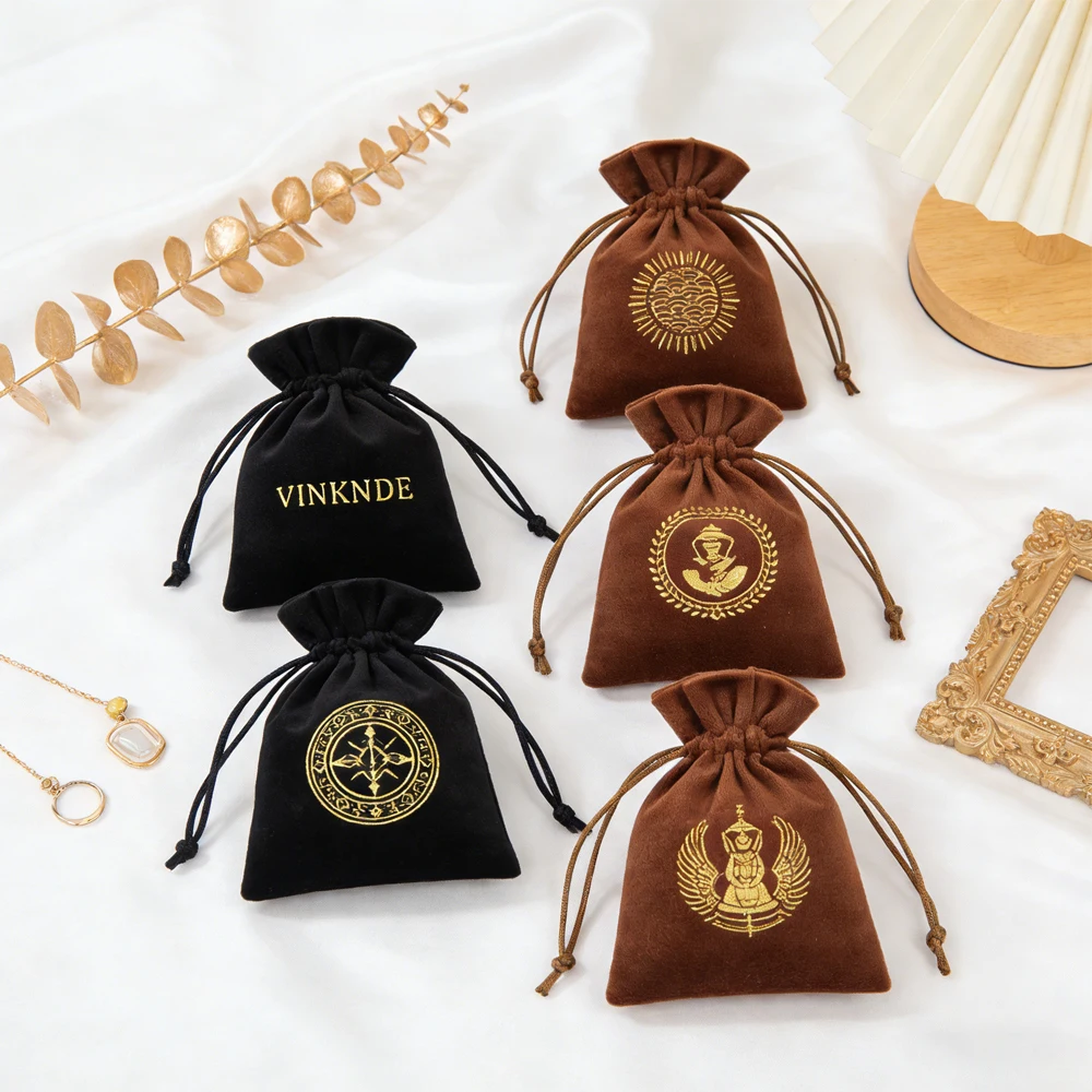 50/100pcs Custom Logo Velvet Jewelry Organizer Gift Small Bag Touching Plush Drawstring Packaging Storage Pouch Earring Dust Bag
50/100pcs Custom Logo Velvet Jewelry Organizer Gift Small Bag Touching Plush Drawstring Packaging Storage Pouch Earring Dust Bag