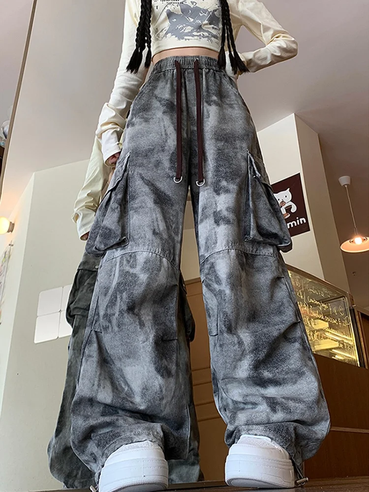 Retro American Tie Dye Dirty Looking Men's Pants Spring Autumn Drapey High Street Hiphop Trendy Street Style Workwear Trousers
Retro American Tie Dye Dirty Looking Men's Pants Spring Autumn Drapey High Street Hiphop Trendy Street Style Workwear Trousers
