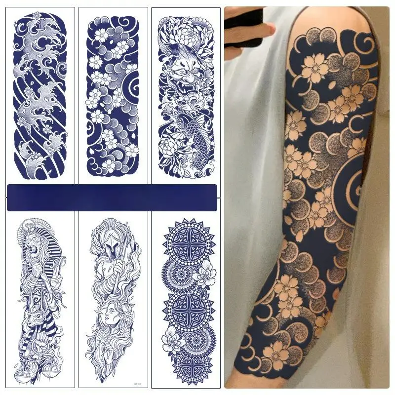 Full Arm Cherry Blossom Wave Temporary Tattoos,Tattoo Stickers,Waterproof Long-Lasting 15 Days,Semi-Permanent Fake Tattoo
Full Arm Cherry Blossom Wave Temporary Tattoos,Tattoo Stickers,Waterproof Long-Lasting 15 Days,Semi-Permanent Fake Tattoo