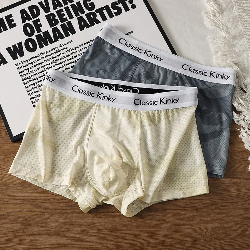 New men's underwear boys boxers breathable mesh youth student boxer shorts head summer underpants underwear men
New men's underwear boys boxers breathable mesh youth student boxer shorts head summer underpants underwear men