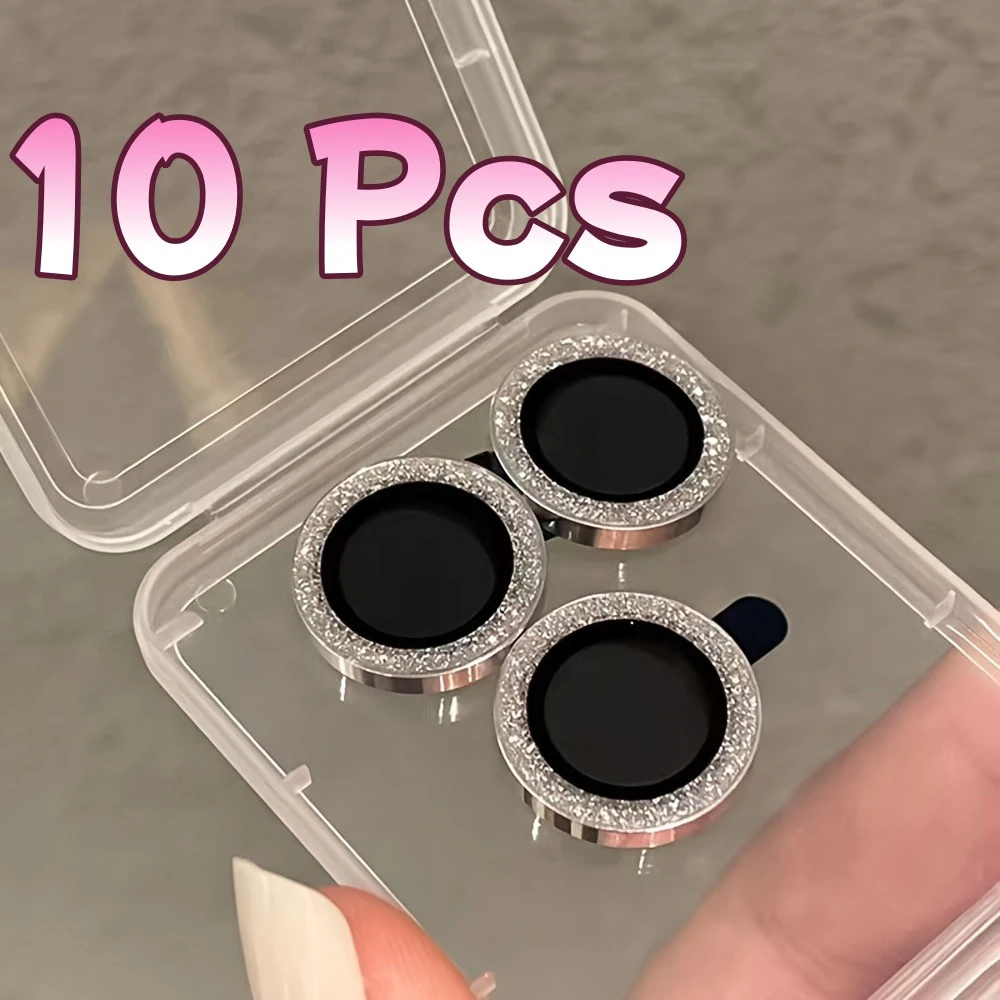 10pcs Crystal Design Camera Lens Protector Case For iPhone 17 16 15 14 13 12 11 Pro Max Plus Air Mini Sreen Protectors Lens Film
10pcs Crystal Design Camera Lens Protector Case For iPhone 17 16 15 14 13 12 11 Pro Max Plus Air Mini Sreen Protectors Lens Film