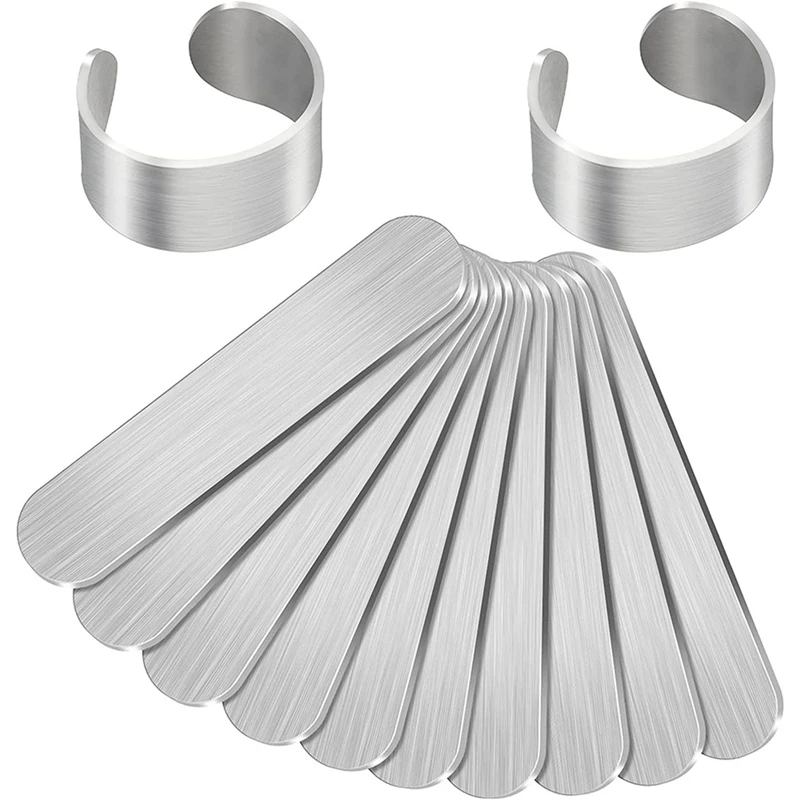 24 Pieces Metal Stamping Blanks Aluminum Rings Blanks 0.47X2.24 Inch Bending Blanks Rings Blanks For DIY Jewelry Making
24 Pieces Metal Stamping Blanks Aluminum Rings Blanks 0.47X2.24 Inch Bending Blanks Rings Blanks For DIY Jewelry Making