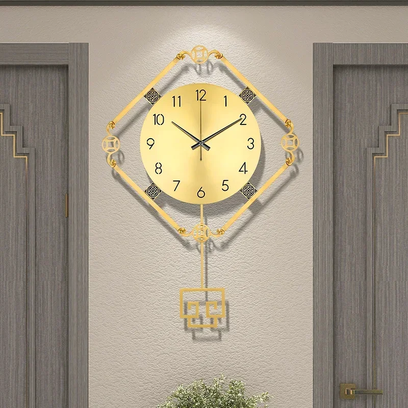 Wall clock living room fashion creative household brass wall clock modern light luxury personality mute Internet celebrity
Wall clock living room fashion creative household brass wall clock modern light luxury personality mute Internet celebrity