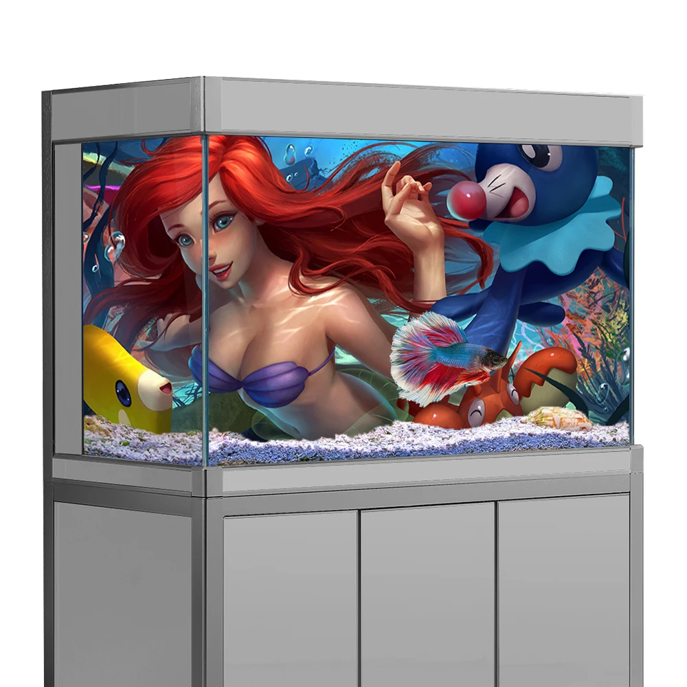 Aquarium Background Sticker,Mermaid Cartoon Cute HD Printing Wallpaper Fish Tank Backdrop Decorations PVC Landscape Poster
Aquarium Background Sticker,Mermaid Cartoon Cute HD Printing Wallpaper Fish Tank Backdrop Decorations PVC Landscape Poster
