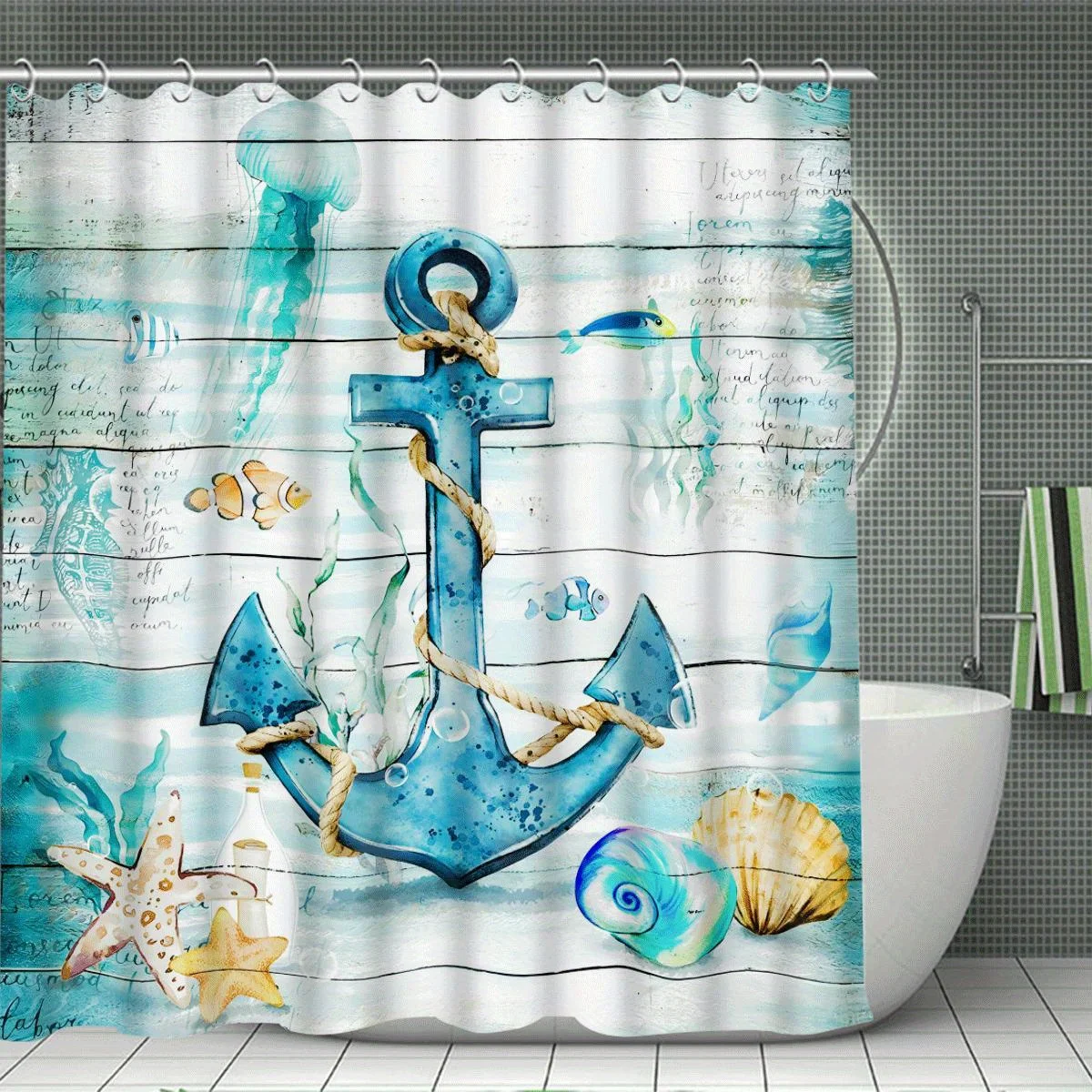 4pcs Blue Star Shower Curtain Decoration, Beautiful Housewarming Gift, Modern Home Decoration, Waterproof Shower Curtain And Toi
4pcs Blue Star Shower Curtain Decoration, Beautiful Housewarming Gift, Modern Home Decoration, Waterproof Shower Curtain And Toi