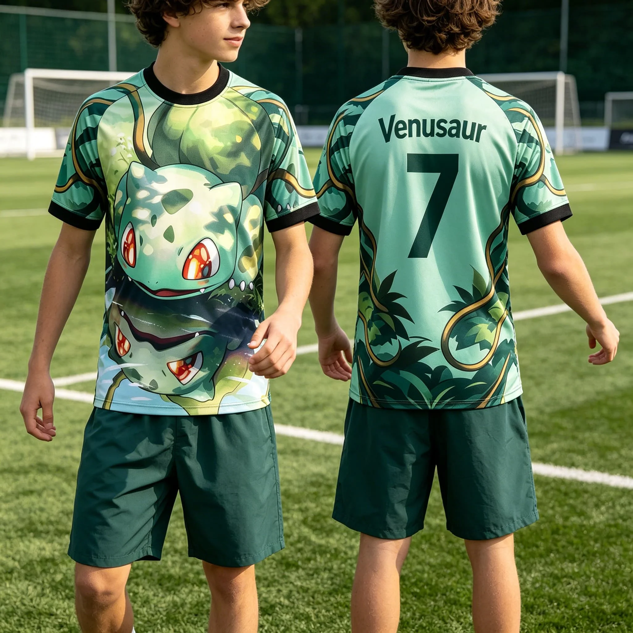 Men Women Top Boys Girls Tee Adults Children Parent Child Soccer quick dry jersey Tshirts Pokemon Venusaur Grass Type Anime Art
Men Women Top Boys Girls Tee Adults Children Parent Child Soccer quick dry jersey Tshirts Pokemon Venusaur Grass Type Anime Art