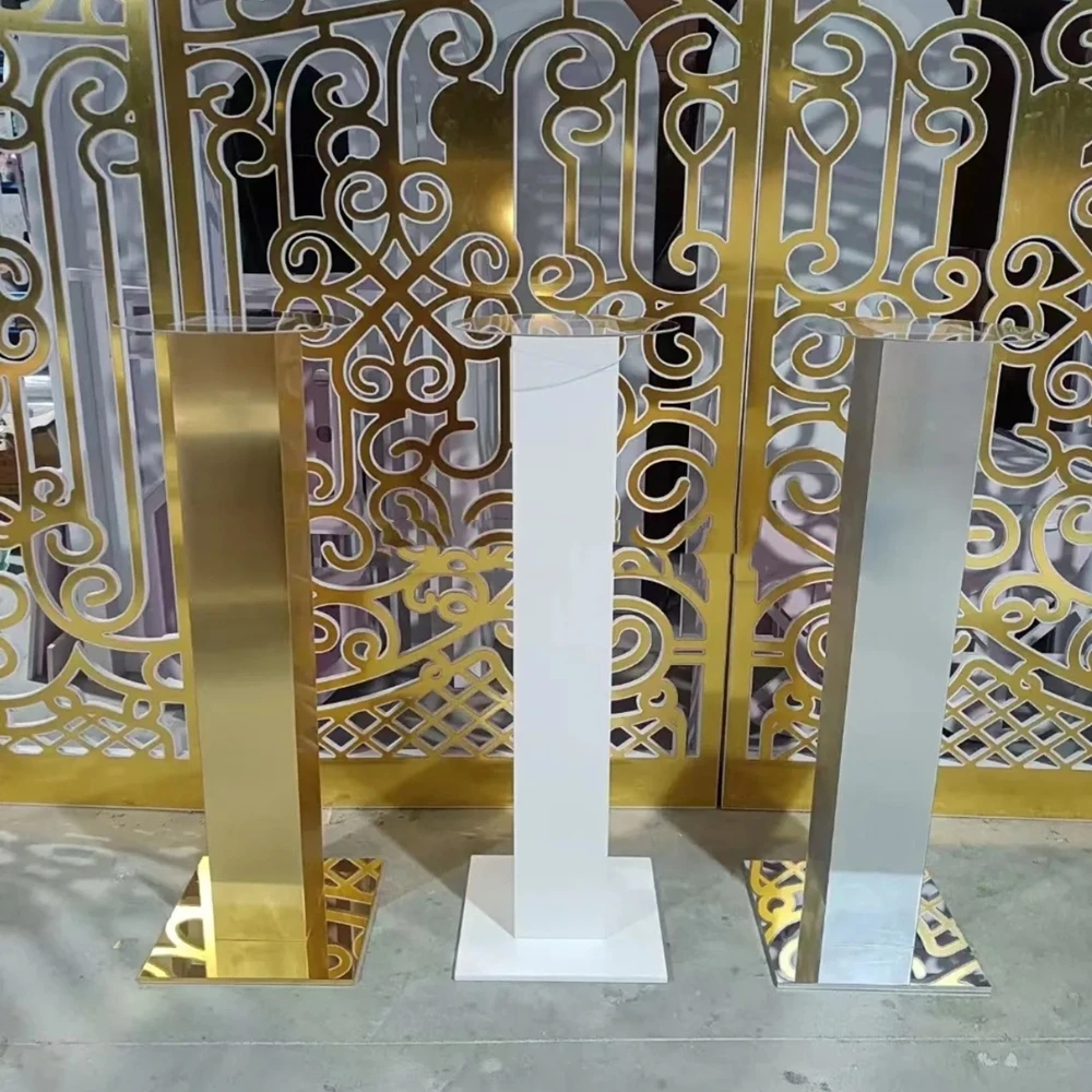 3-10pcs)2-120cm) Tall Vase Wedding Metal Gold Flower Stand Table Centerpiece Decoration Flower Vase Gold
3-10pcs)2-120cm) Tall Vase Wedding Metal Gold Flower Stand Table Centerpiece Decoration Flower Vase Gold