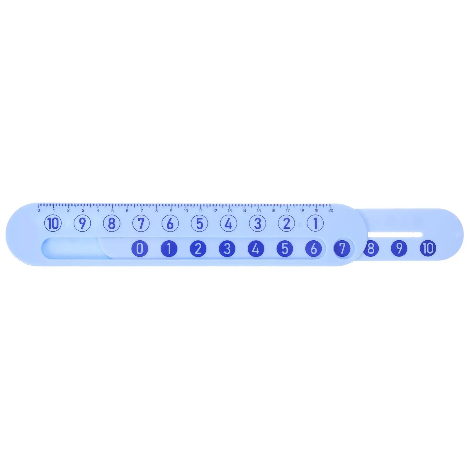 1pcs Math Ruler Digital Slide Tool for Kids Addition Subtraction Arithmetic Learning Blue Plastic Toy Gift
1pcs Math Ruler Digital Slide Tool for Kids Addition Subtraction Arithmetic Learning Blue Plastic Toy Gift