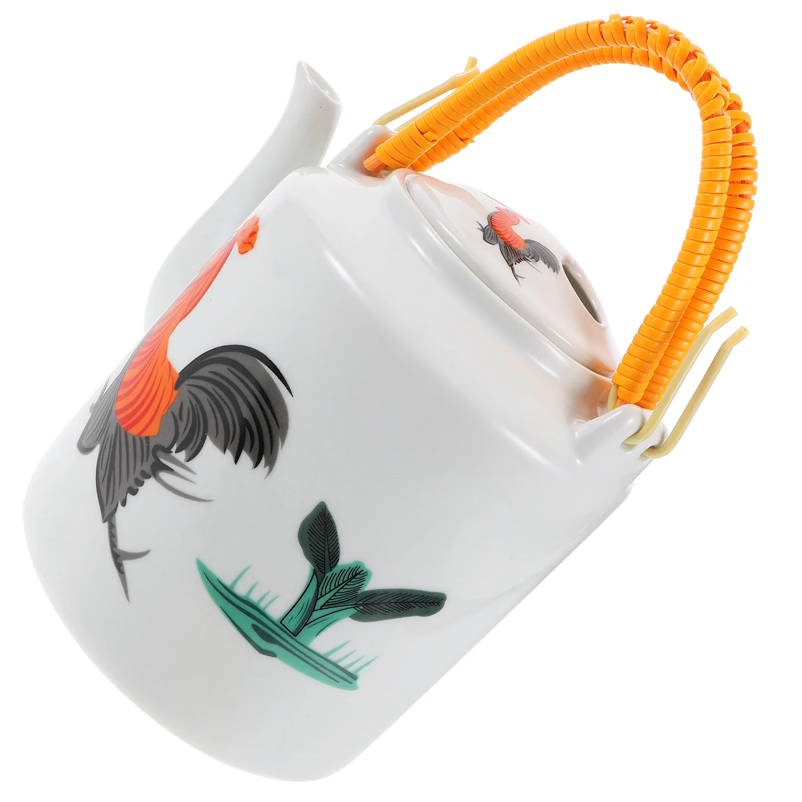 1Pcs Stylish Ceramic Teapot with Handle Smooth Water Flow for Home and Office Use White Printed Teapot Ceramic Household Tea Pot
1Pcs Stylish Ceramic Teapot with Handle Smooth Water Flow for Home and Office Use White Printed Teapot Ceramic Household Tea Pot