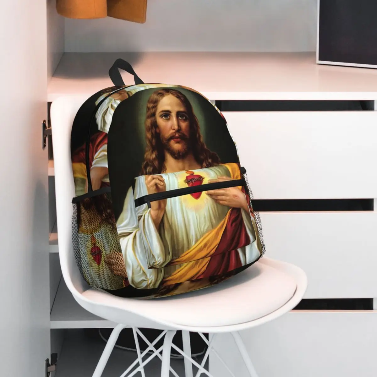 Jesus Biblical References Backpack Student BookBag Kids School Bag Laptop Shoulder Bags for Boys Girls
Jesus Biblical References Backpack Student BookBag Kids School Bag Laptop Shoulder Bags for Boys Girls