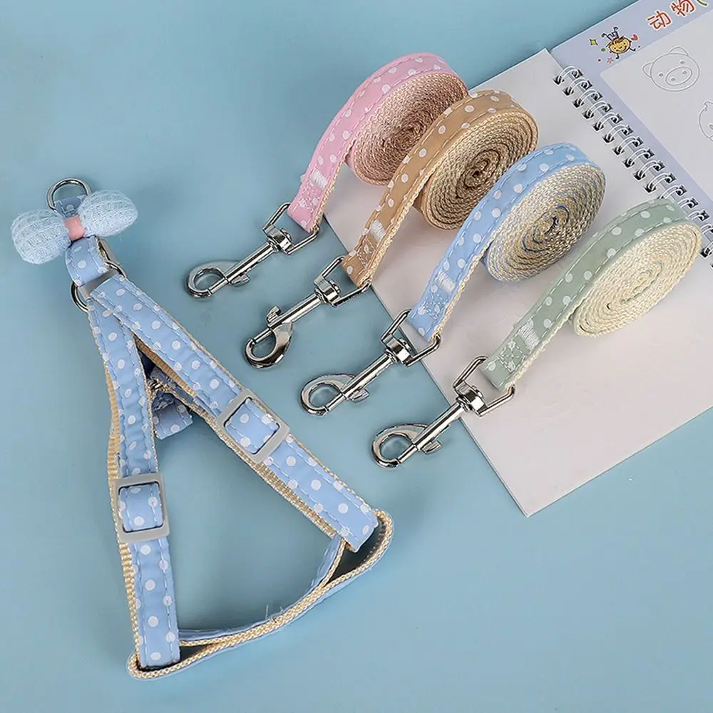 Fashion Bow Dog Harness Breathable Anti Break Pet Dog Leash Pet Walking Rope for Samll Medium Large Dogs
Fashion Bow Dog Harness Breathable Anti Break Pet Dog Leash Pet Walking Rope for Samll Medium Large Dogs
