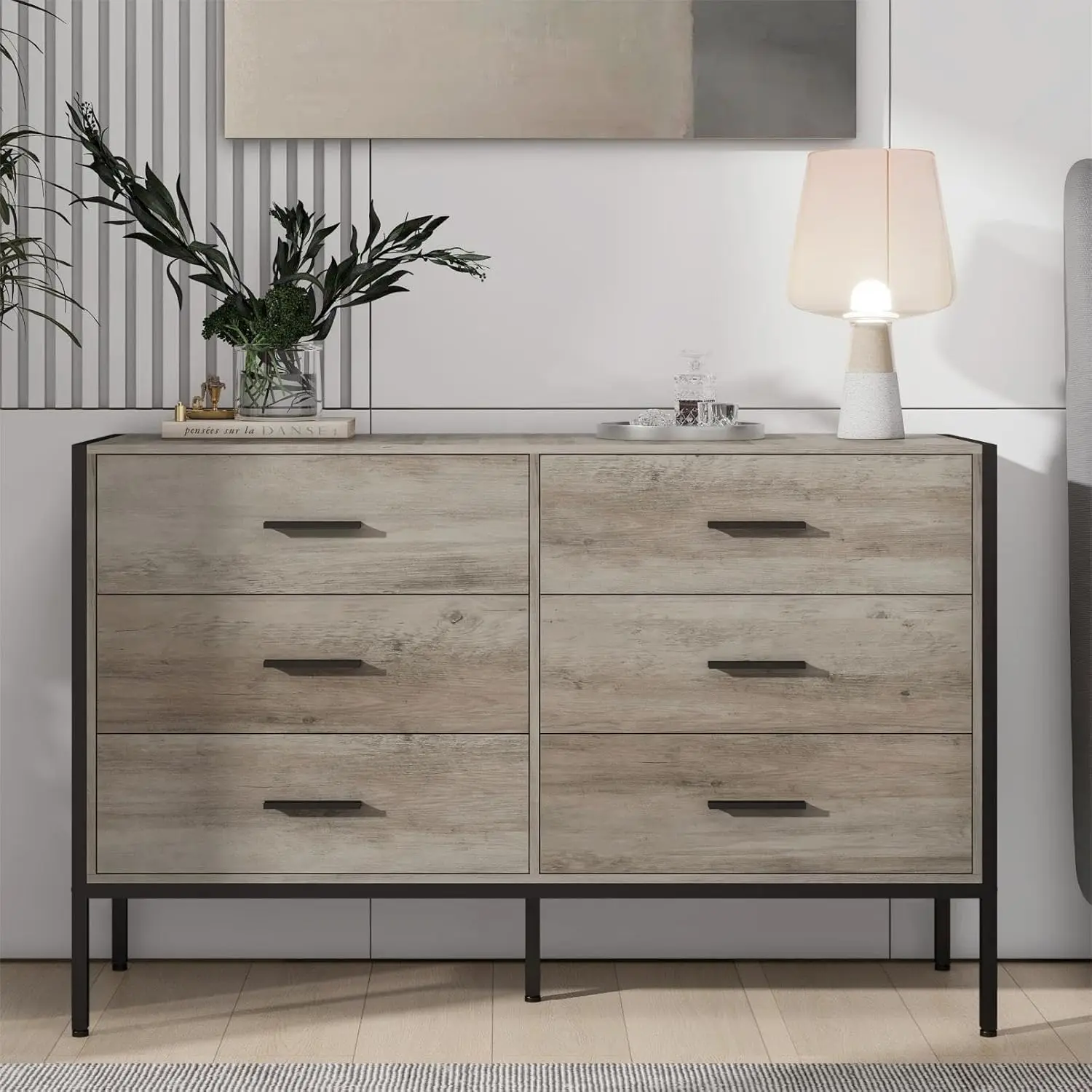 Wood Dressers & Chest of Drawers with Wide Drawers, Sturdy Metal Legs and Handles, Organizer Storage Cabinet and TV Stand
Wood Dressers & Chest of Drawers with Wide Drawers, Sturdy Metal Legs and Handles, Organizer Storage Cabinet and TV Stand