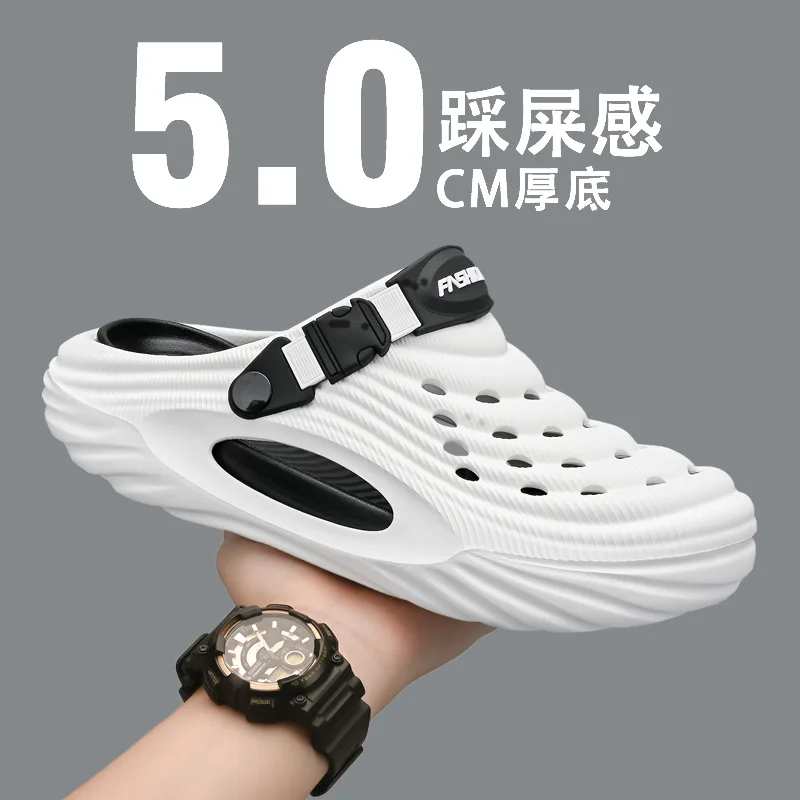Hard-Wearing Beach Footwear: New Korean Style Plastic Sandals Slippers for Men with Breathable Features
Hard-Wearing Beach Footwear: New Korean Style Plastic Sandals Slippers for Men with Breathable Features