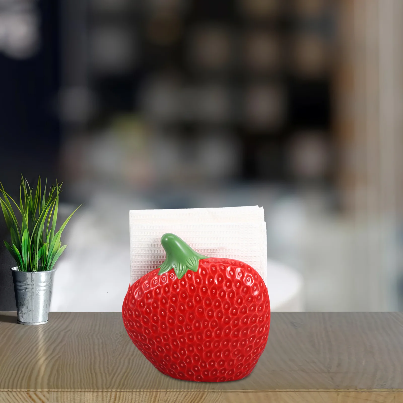 Strawberry Ceramic Paper Napkin Holder Decorative Kitchen Towel Storage Farmhouse Dining Table Countertop Organizer 
Strawberry Ceramic Paper Napkin Holder Decorative Kitchen Towel Storage Farmhouse Dining Table Countertop Organizer
