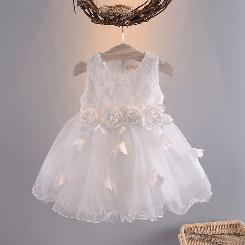 Summer Baby Girl White Princess Dress Baby Puff Sleeveless Vest Skirt 1-2-3 Year Old Children Summer Dress
Summer Baby Girl White Princess Dress Baby Puff Sleeveless Vest Skirt 1-2-3 Year Old Children Summer Dress