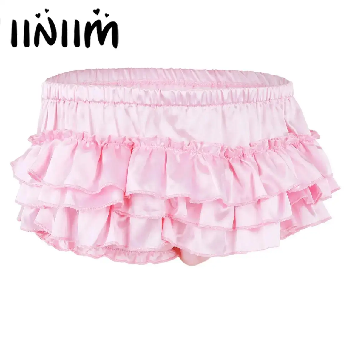 Gay Mens Lingerie Shiny Satin Ruffled Bloomer Tiered Skirted Panties Sissy Briefs Underwear Sexy Gay Male Panties Clubwear
Gay Mens Lingerie Shiny Satin Ruffled Bloomer Tiered Skirted Panties Sissy Briefs Underwear Sexy Gay Male Panties Clubwear