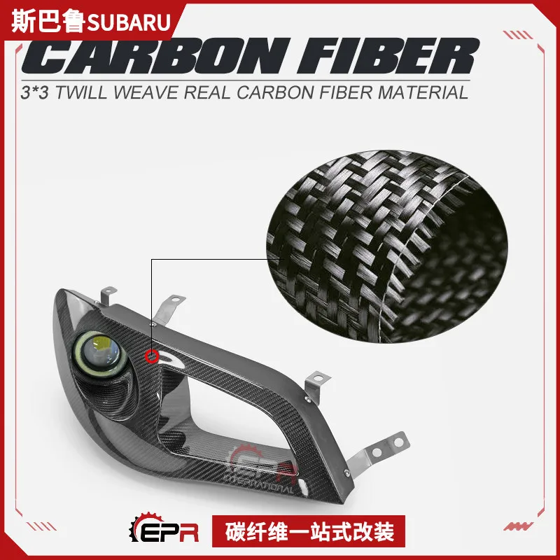 Subaru ninth generation impreza GDC carbon fiber modified parts, modified front bar headlights, intake trend lampshade
Subaru ninth generation impreza GDC carbon fiber modified parts, modified front bar headlights, intake trend lampshade