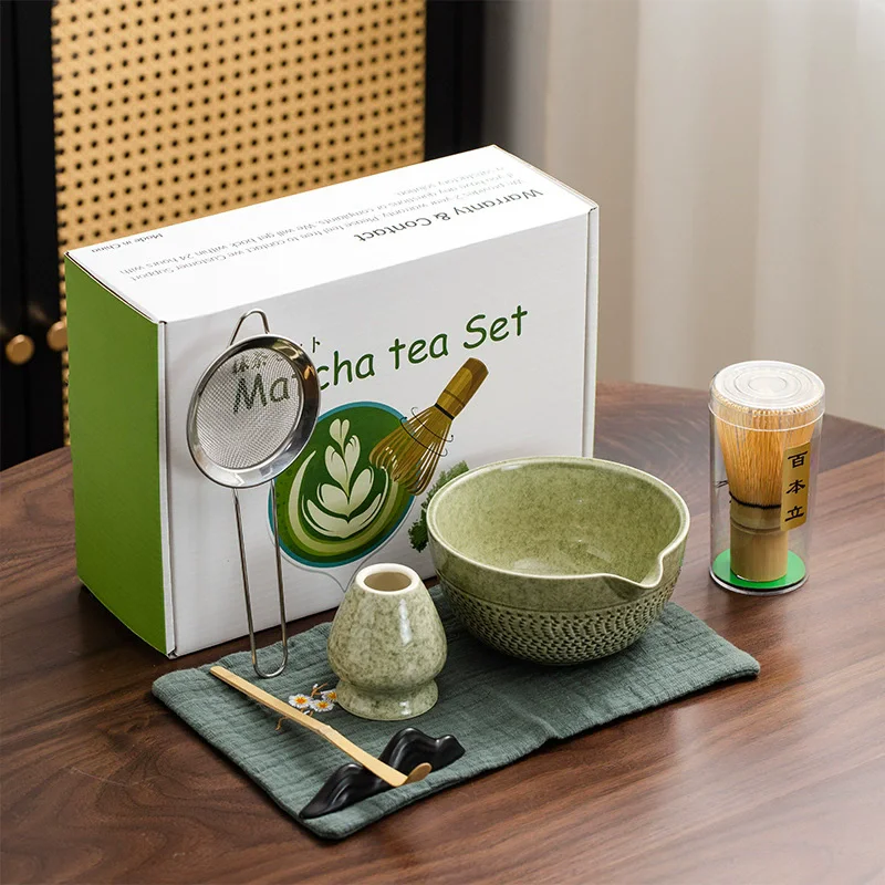 5PCS matcha set Whisk Stand Tea Ceremony Matcha Bowl Bamboo Whisk Grinder Brushes Tea Tools Holder Tea Accessories Teaware
5PCS matcha set Whisk Stand Tea Ceremony Matcha Bowl Bamboo Whisk Grinder Brushes Tea Tools Holder Tea Accessories Teaware