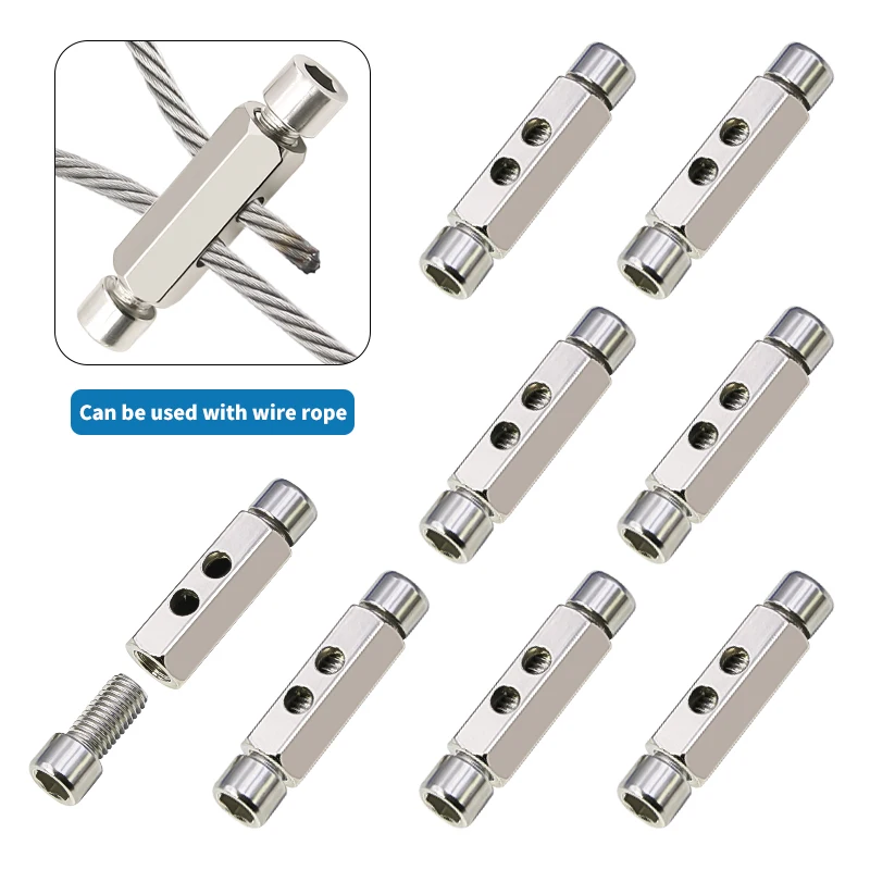 3/4/5/6mm adjustable cable clamp, DIY double hole telescopic lighting fixture/potted plant suspension
3/4/5/6mm adjustable cable clamp, DIY double hole telescopic lighting fixture/potted plant suspension
