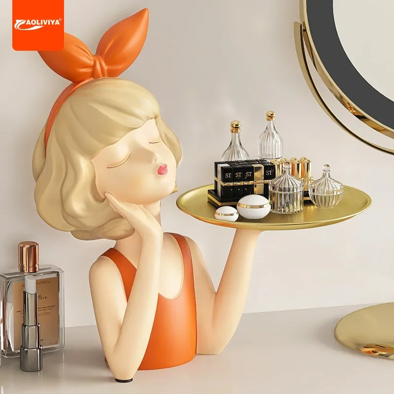 Aoliviya Bowknot Girl Tray Entrance Decoration Shoe Cabinet Living Room Desktop Bedroom Key Storage Soft Home Decoration
Aoliviya Bowknot Girl Tray Entrance Decoration Shoe Cabinet Living Room Desktop Bedroom Key Storage Soft Home Decoration