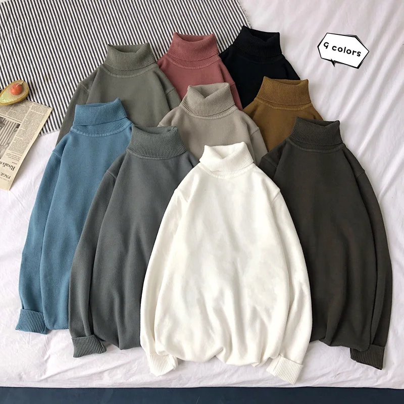 Autumn Winter Mens Turtleneck Sweater Warm Vintage High Collar Knitted Sweater Male Casual Knitwear Xxl Long Sleeve Pullover Men
Autumn Winter Mens Turtleneck Sweater Warm Vintage High Collar Knitted Sweater Male Casual Knitwear Xxl Long Sleeve Pullover Men