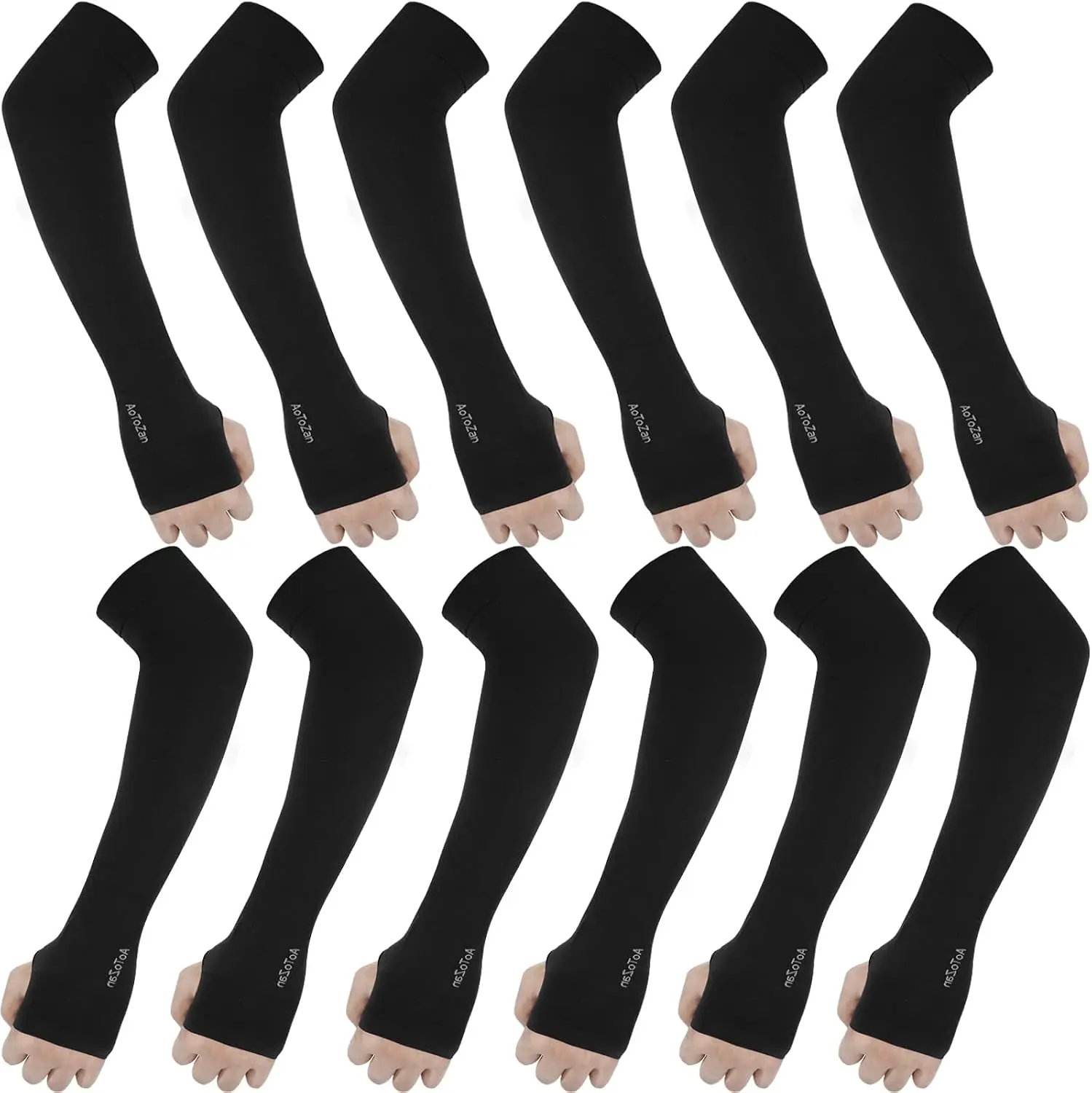 6 Pairs Sun Sleeves with Thumb Hole, UPF50+ UV Protection, Cooling Arm Sleeves for Men Women
6 Pairs Sun Sleeves with Thumb Hole, UPF50+ UV Protection, Cooling Arm Sleeves for Men Women