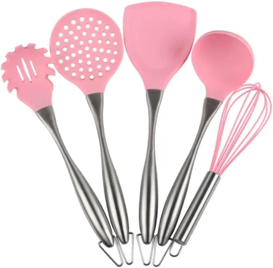 Kitchen Utensil, Stainless Steel & Silicone Heat Resistant Professional Cooking Tools, Cookware Set Kitchen Gadgets Kitchen Tool
Kitchen Utensil, Stainless Steel & Silicone Heat Resistant Professional Cooking Tools, Cookware Set Kitchen Gadgets Kitchen Tool