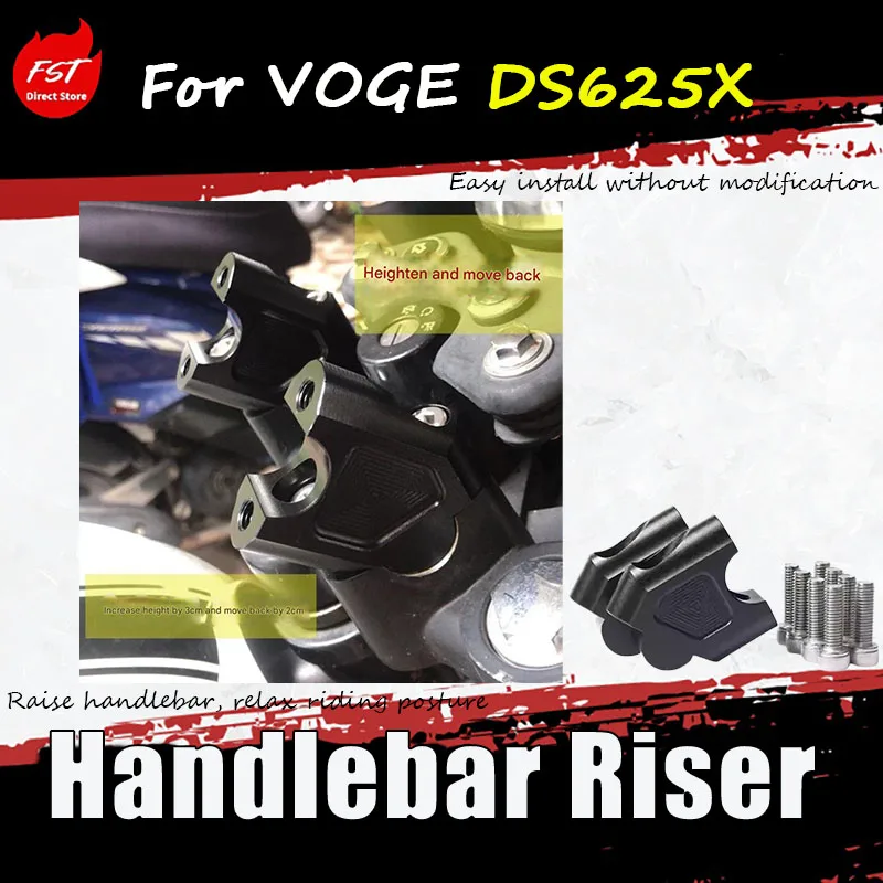 For VOGE DS625X 2025 special modification accessory faucet with raised handle, elevated base, and higher handlebar
For VOGE DS625X 2025 special modification accessory faucet with raised handle, elevated base, and higher handlebar