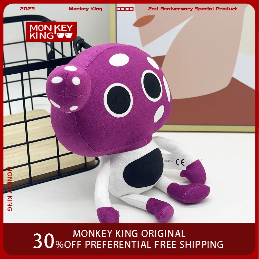 28cm Garten of Banban 0 Truffletoot Plush Doll Model Kawaii Purple Mushroom Ornaments Collection Desktop Display Holiday Gifts
28cm Garten of Banban 0 Truffletoot Plush Doll Model Kawaii Purple Mushroom Ornaments Collection Desktop Display Holiday Gifts