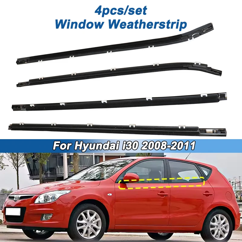 4 шт./компл., наружные окна автомобиля для Hyundai i30 2008-2011 822102L000, боковое наружное стекло, защитная уплотнительная накладка, деталь
4 шт./компл., наружные окна автомобиля для Hyundai i30 2008-2011 822102L000, боковое наружное стекло, защитная уплотнительная накладка, деталь