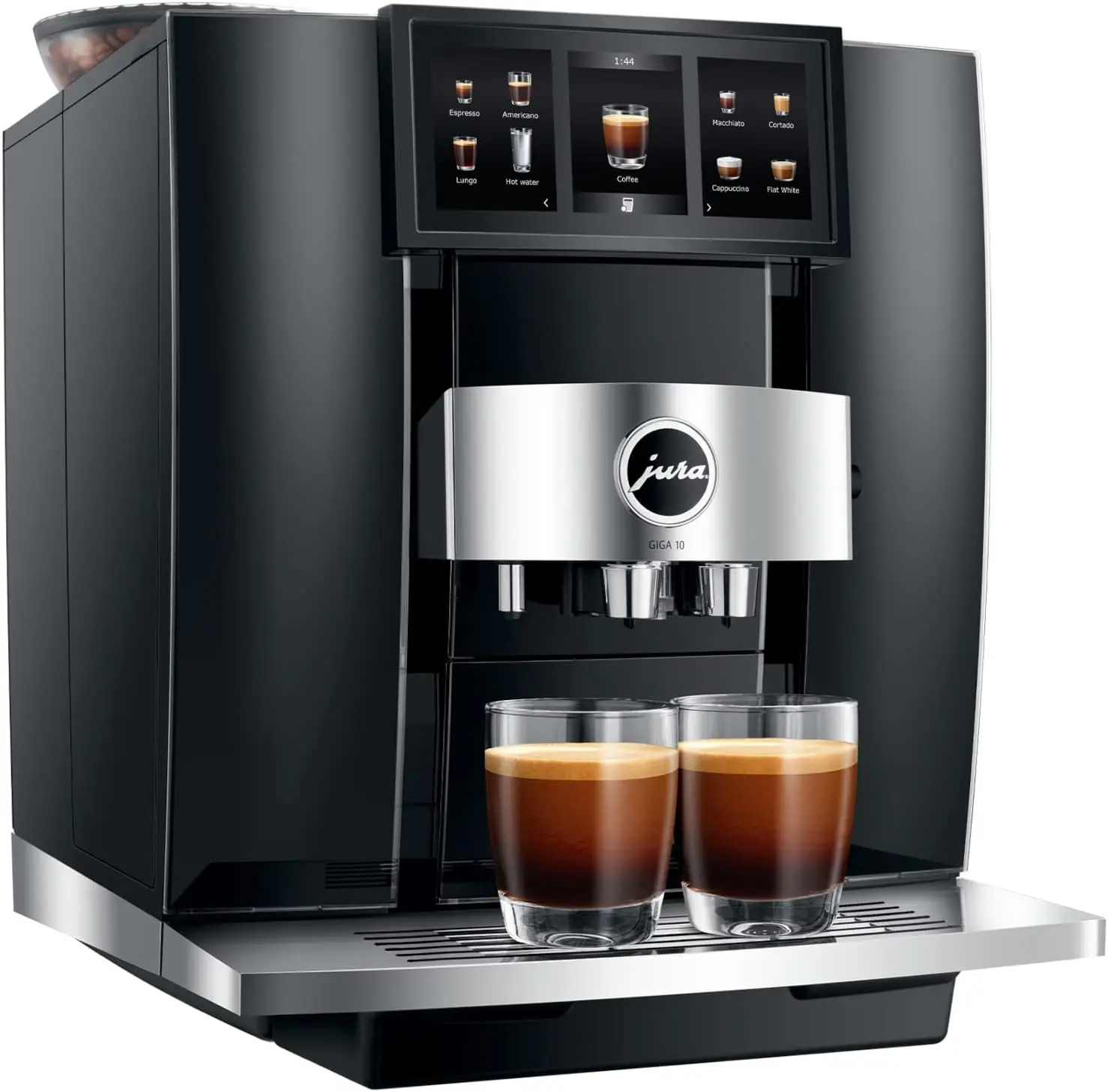 Jura GIGA 10 Diamond Black Premium Fully Automatic Coffee Machine with Advanced Brewing Technology
Jura GIGA 10 Diamond Black Premium Fully Automatic Coffee Machine with Advanced Brewing Technology