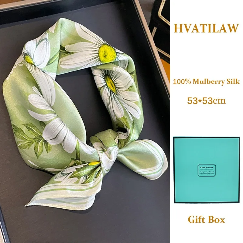 Luxury 100% Real Silk Square Scarf Women Shawl Hijab Neckerchief Lady Mulberry Silk Hair Wrap Headband Fashion Bandana Gift Box
Luxury 100% Real Silk Square Scarf Women Shawl Hijab Neckerchief Lady Mulberry Silk Hair Wrap Headband Fashion Bandana Gift Box