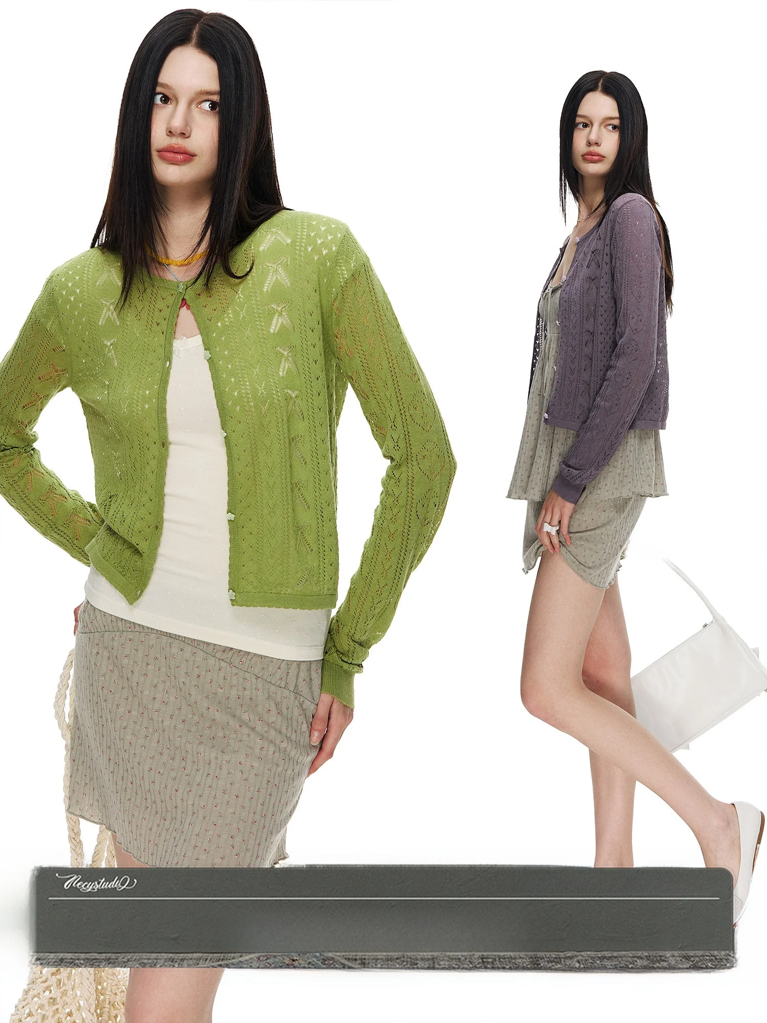 NECY Hollow out Knitted Cardigan Women's Spring Sakura Button Design Sweet Artistic Outerwear Loose Sweater Jacket
NECY Hollow out Knitted Cardigan Women's Spring Sakura Button Design Sweet Artistic Outerwear Loose Sweater Jacket