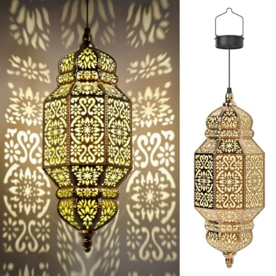 18 Inch High Large Hanging Solar Lights Outdoor Garden Decorative Solar Lantern Waterproof Plastic Moroccan Outdoor Decorations
18 Inch High Large Hanging Solar Lights Outdoor Garden Decorative Solar Lantern Waterproof Plastic Moroccan Outdoor Decorations