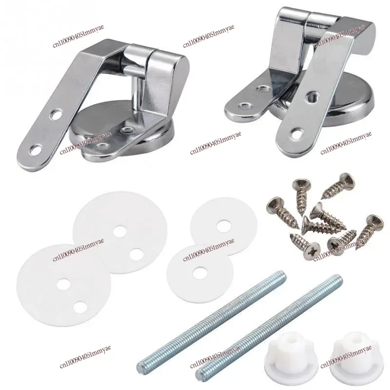 Stainless Steel Toilet Seat Hinge Replacement Parts Mountings with Screws Bolts and Nuts
Stainless Steel Toilet Seat Hinge Replacement Parts Mountings with Screws Bolts and Nuts