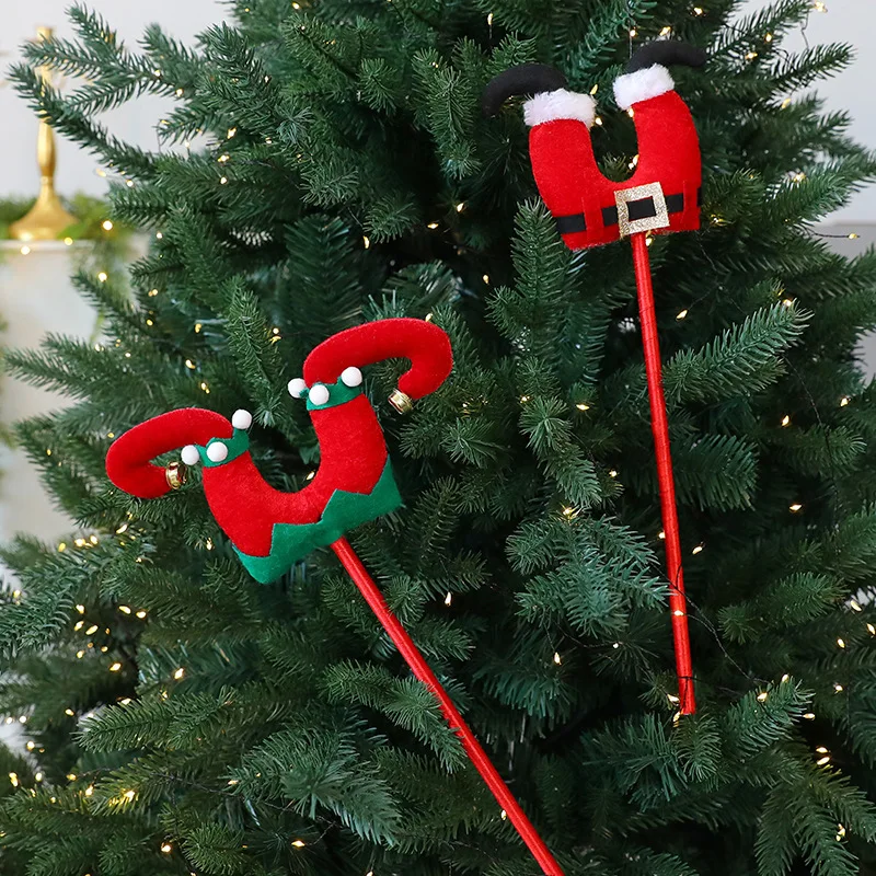 2Pcs Christmas Elf Legs Decoration Sprigs diy Christmas Scene Arrangement Fabric Christmas Tree Decoration Belt for the Elderly
2Pcs Christmas Elf Legs Decoration Sprigs diy Christmas Scene Arrangement Fabric Christmas Tree Decoration Belt for the Elderly